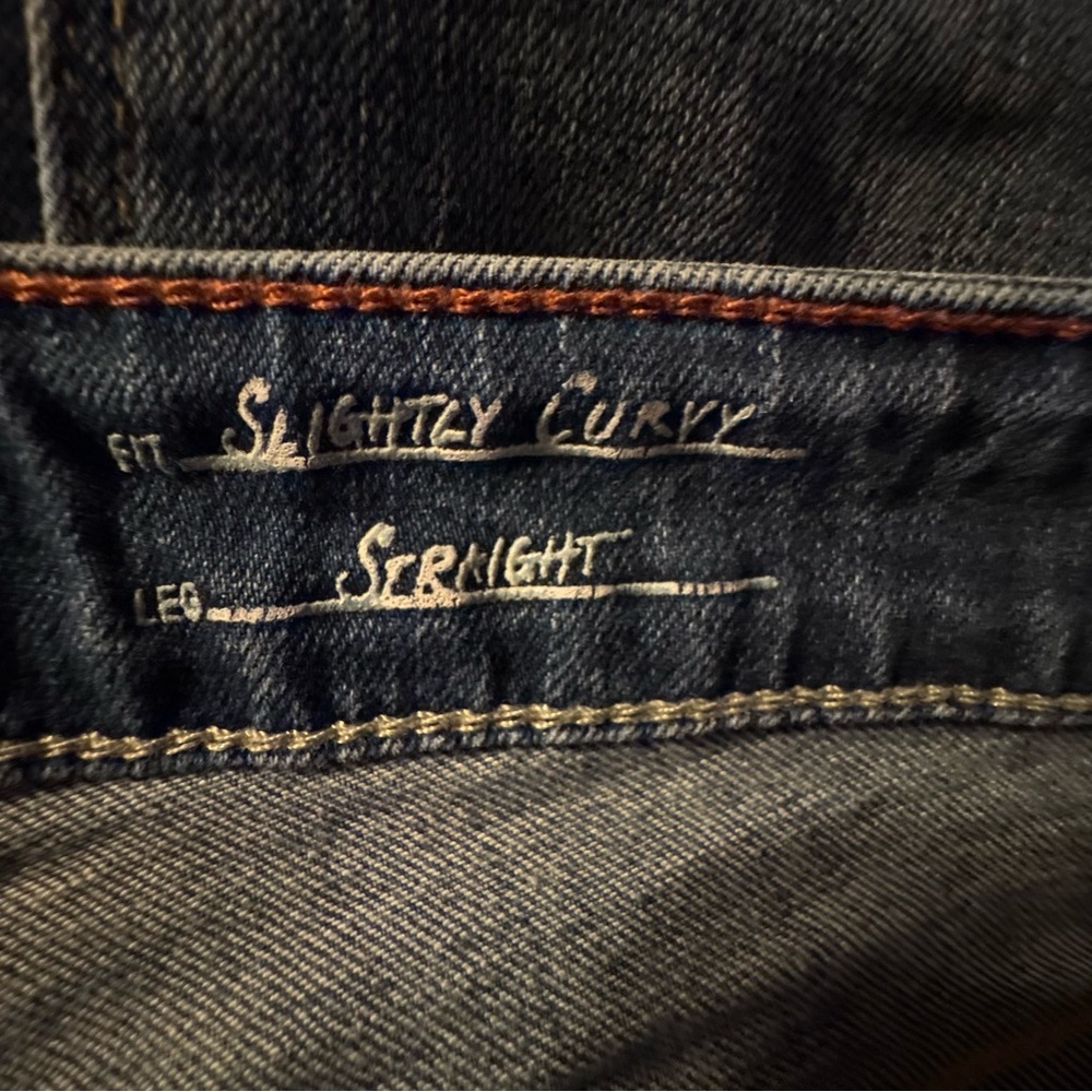 Eddie Bauer Jeans Womens 16 Blue‎ Slightly Curvy Straight Leg Medium Wash Denim - Picture 8 of 8